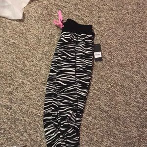 zebra print pj pants